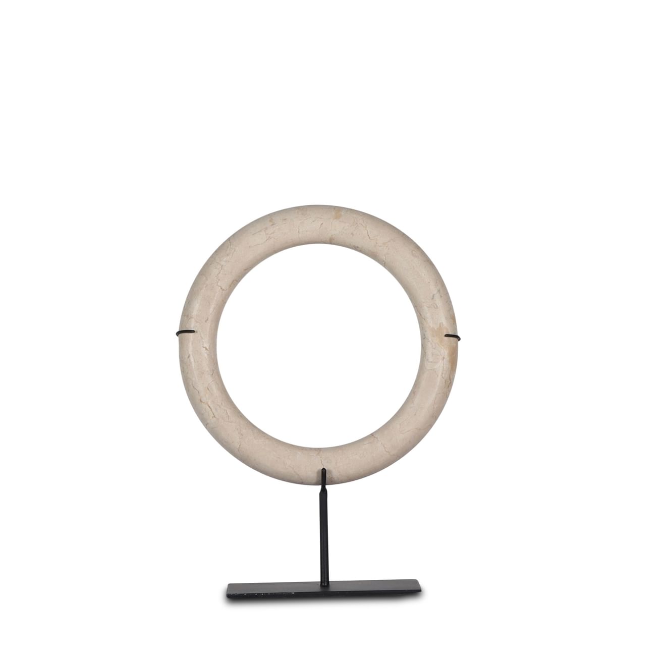 Hanua marble ring on stand sedang 30 cm