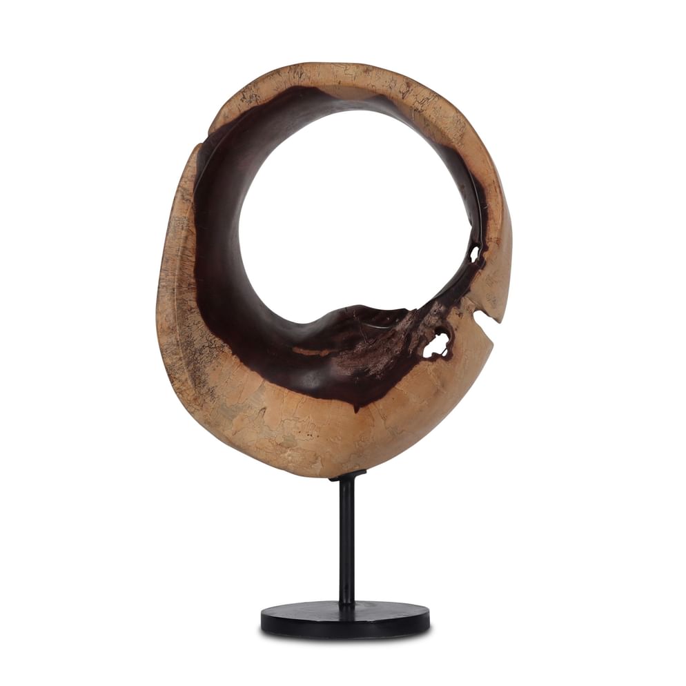 Ropang tamarinde ornament on stand round