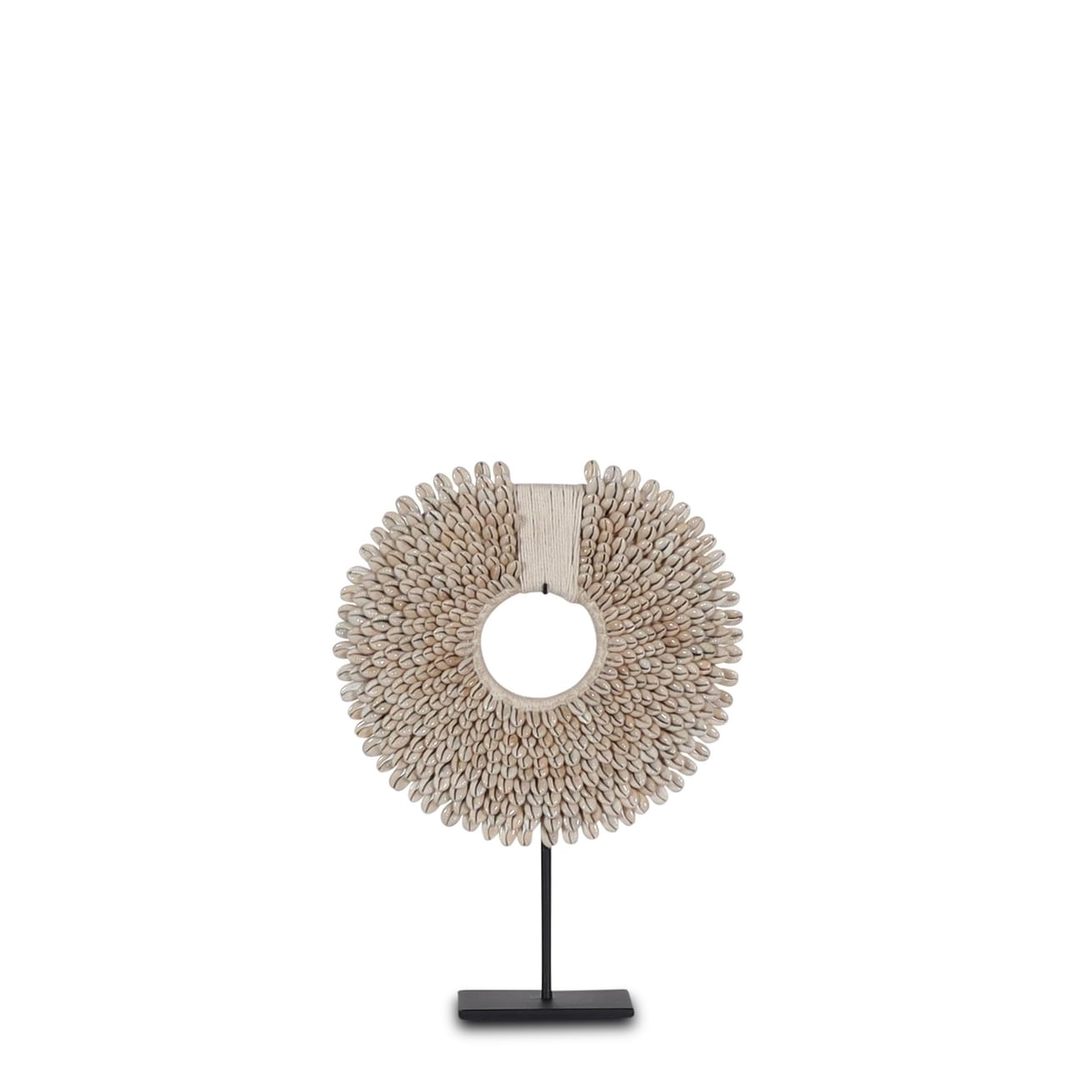 Papua necklace on stand natural kecil 20 cm