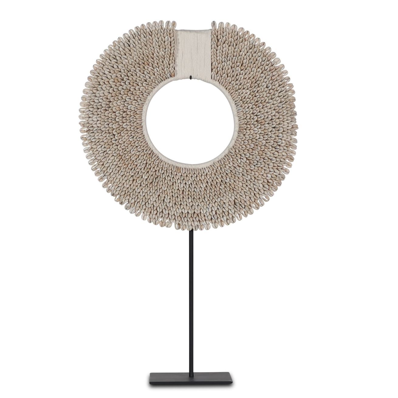 Papua necklace on stand natural besar 40 cm