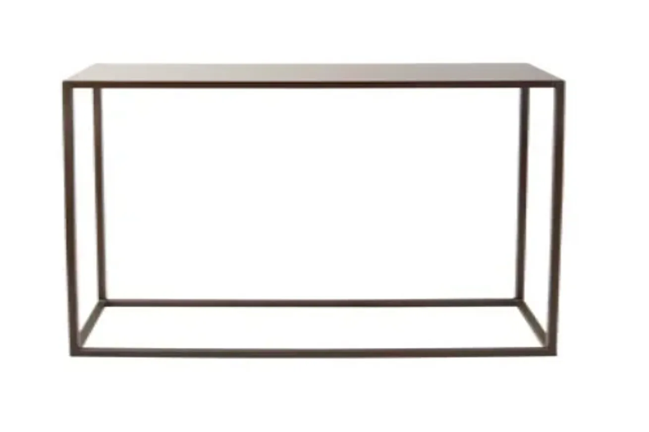 Side table Metallic brown 100x80cm