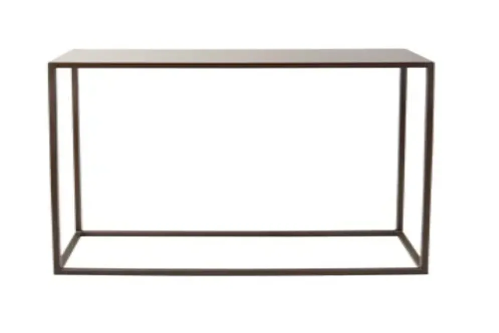Side table Metallic brown 100x80cm