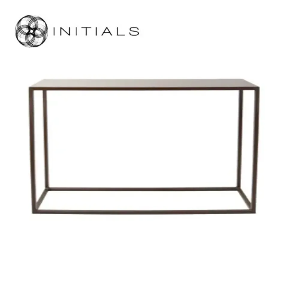 Side table Metallic brown 100x80cm