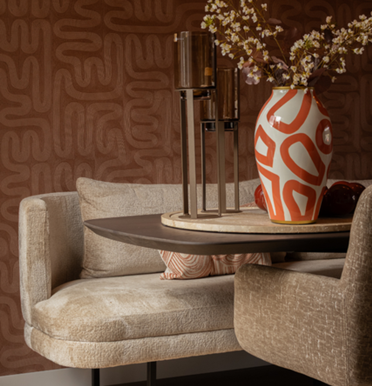 De eethoek van Niek en Milou