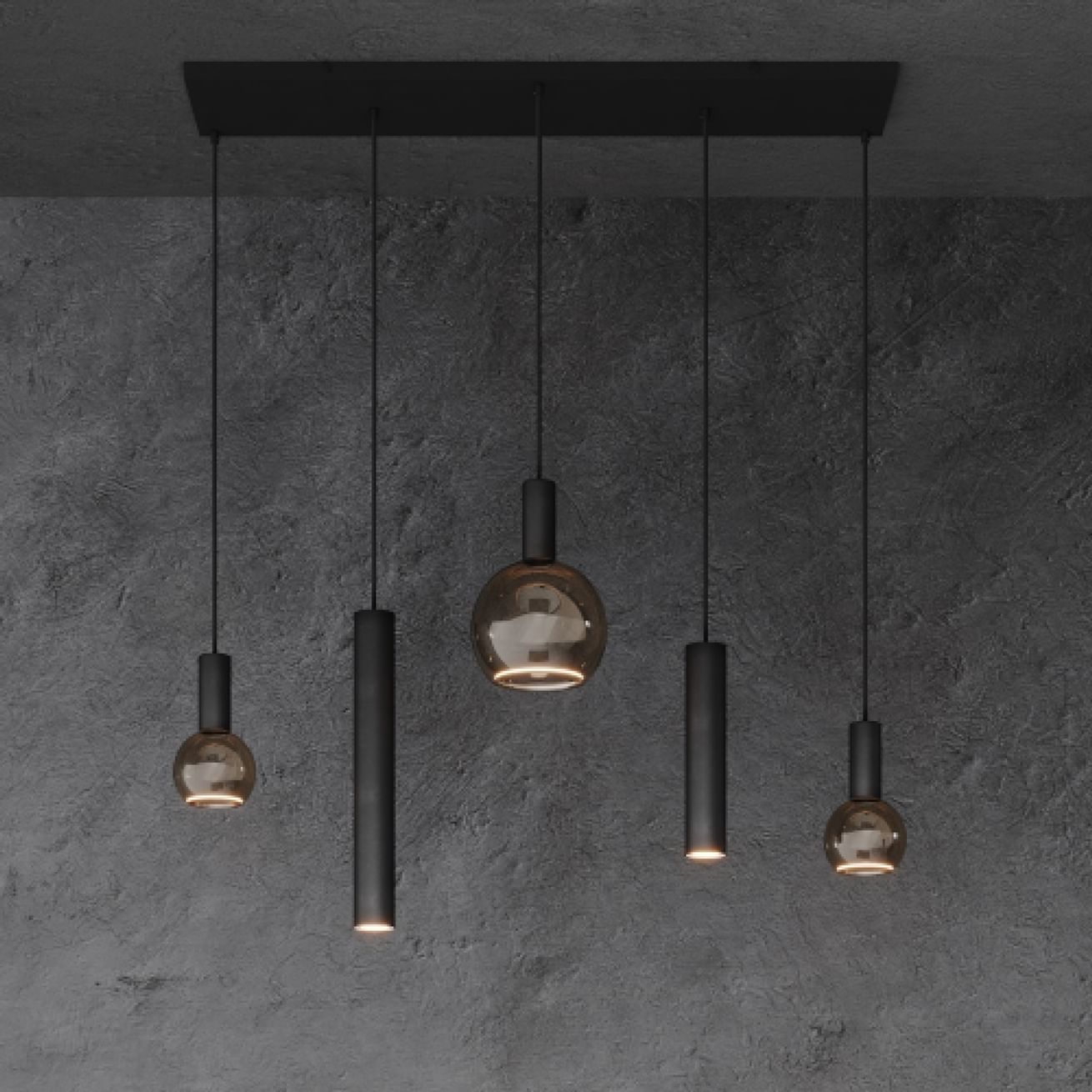 Riva Hängelampe gerade 4370 120cmx22cm