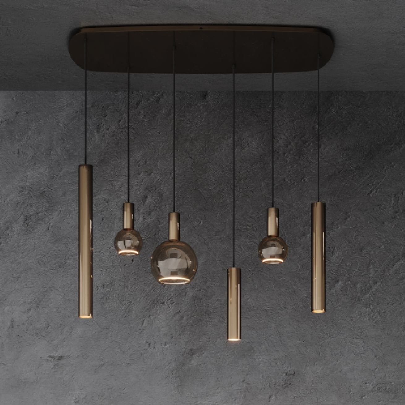 Riva hanglamp Deens ovaal 110cm x 50 cm