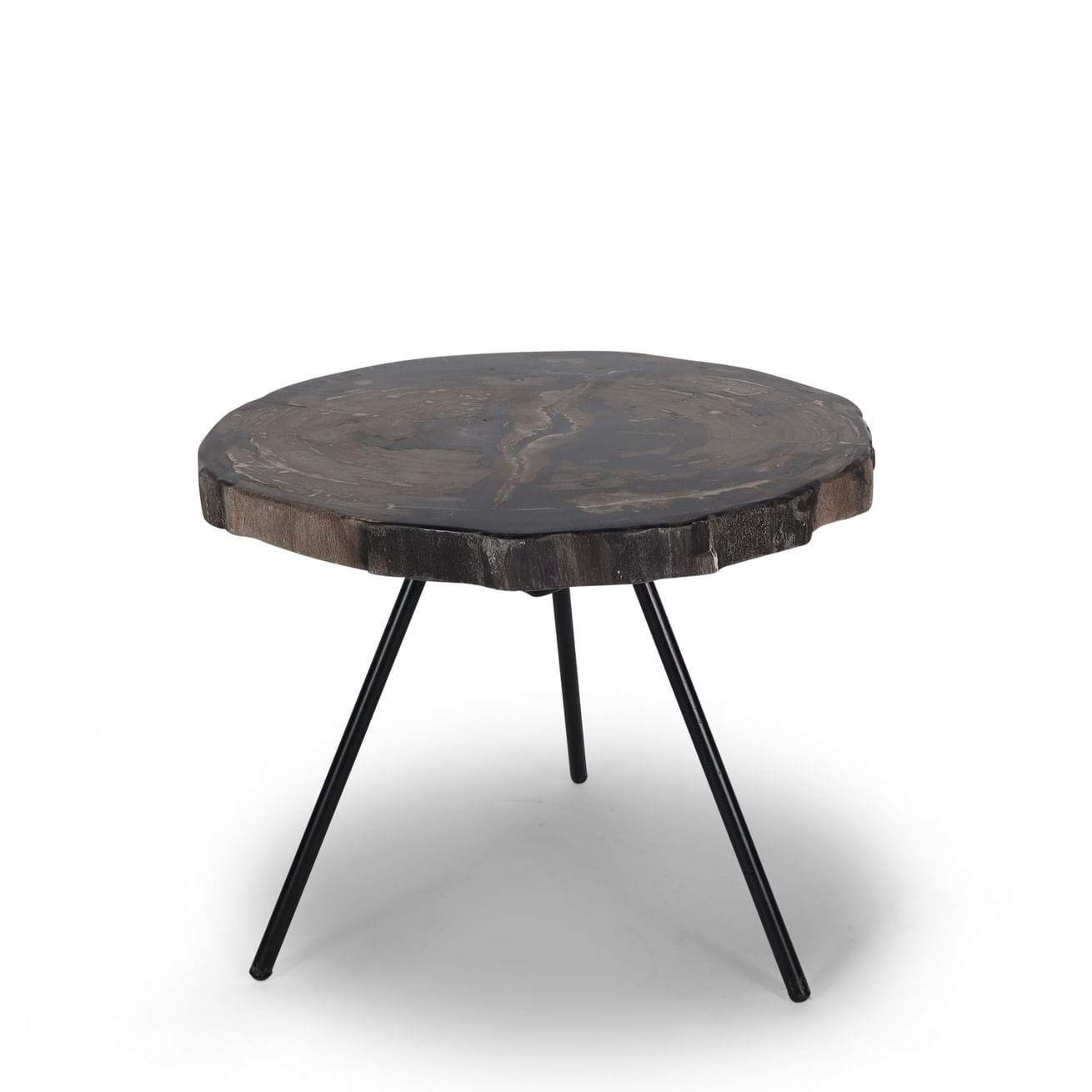 Ciawi coffeetable petrified wood tinggi