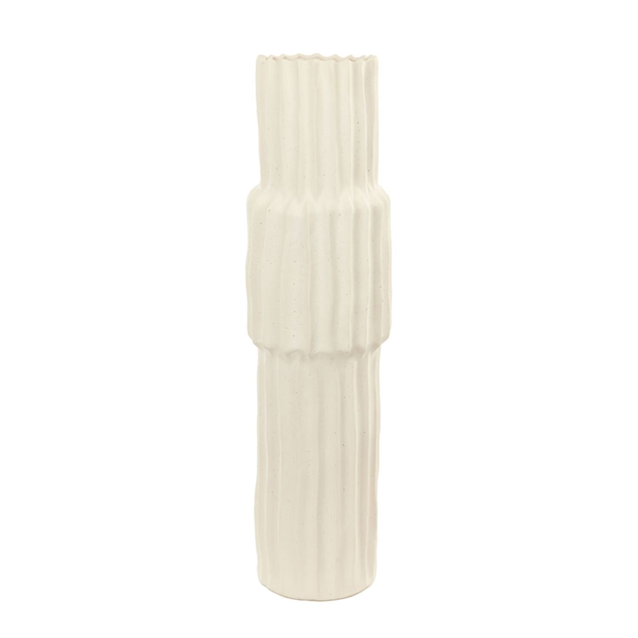 vaas creme keramiek longa 72,5 x20,5cm