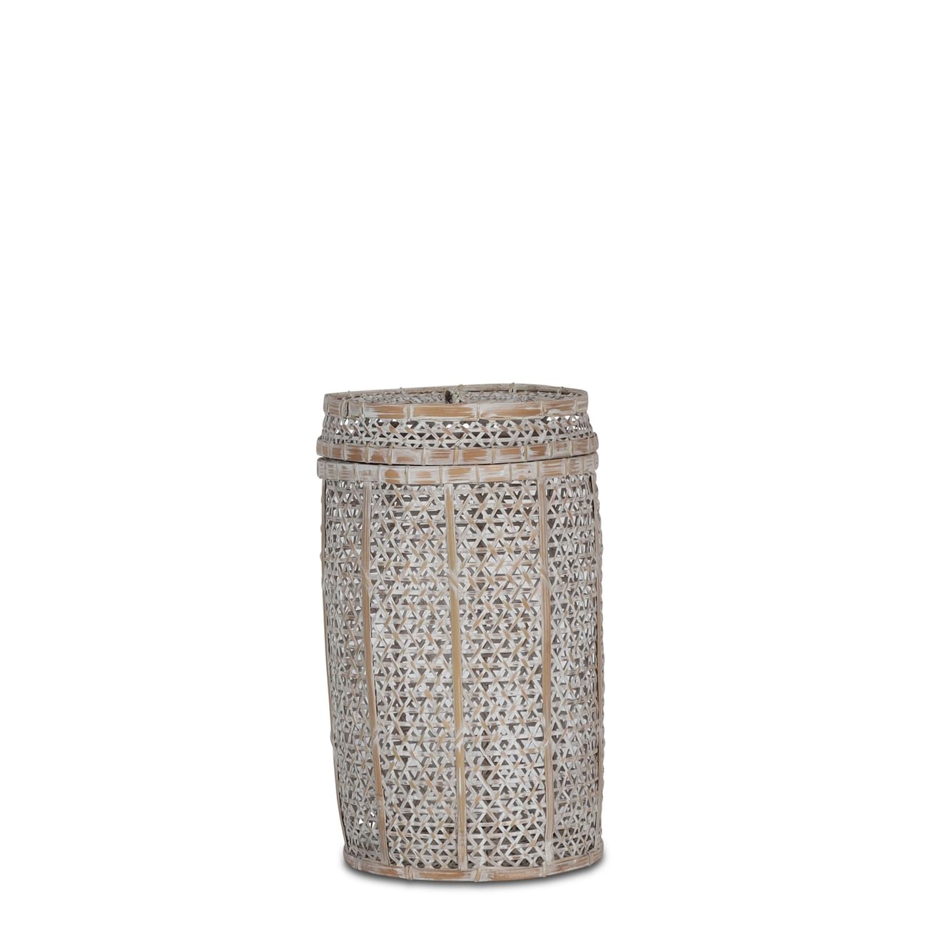 Sinjai laundry basket set of 3 white