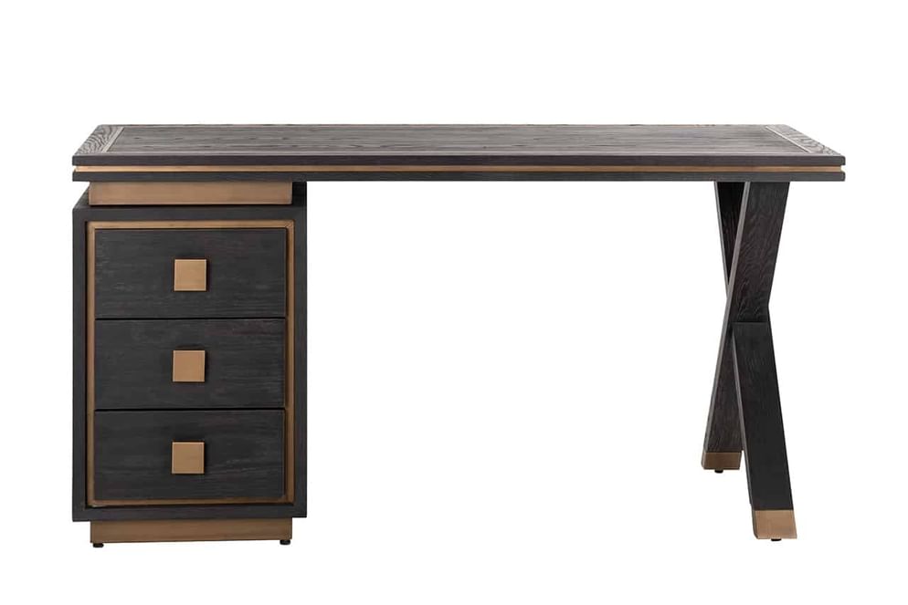 Bureau Hunter 3-laden (Black rustic)