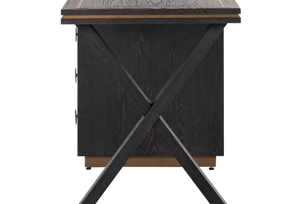 Bureau Hunter 3-laden (Black rustic)