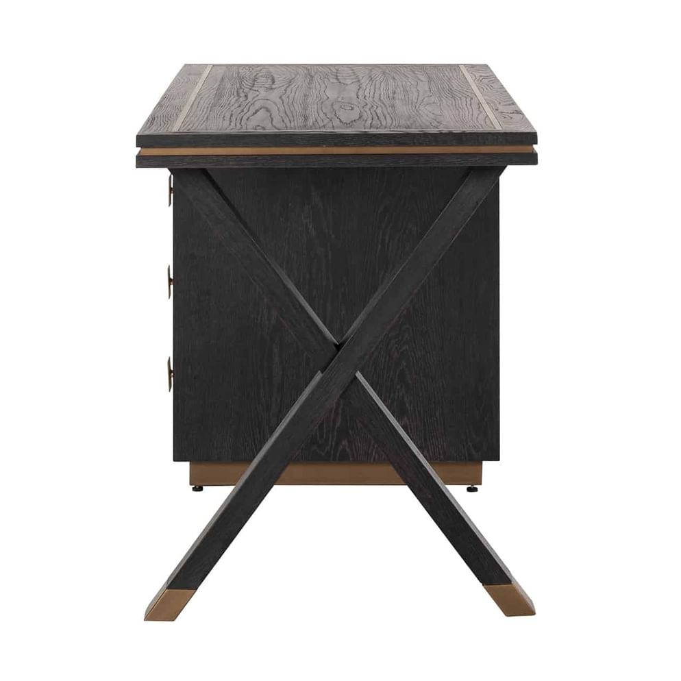 Bureau Hunter 3-laden (Black rustic)