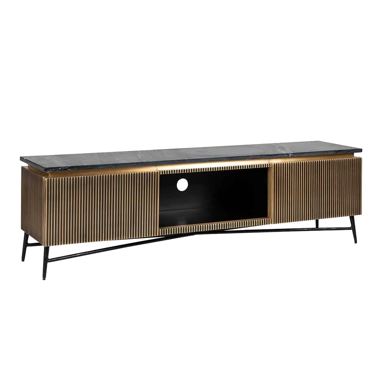 Ironville 2-türiges TV-Sideboard (Gold)