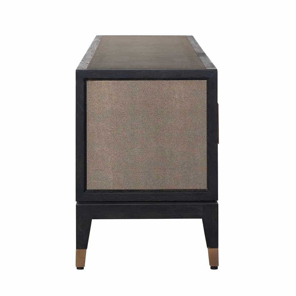 Bloomingville 4-türiges TV-Sideboard (Gold)