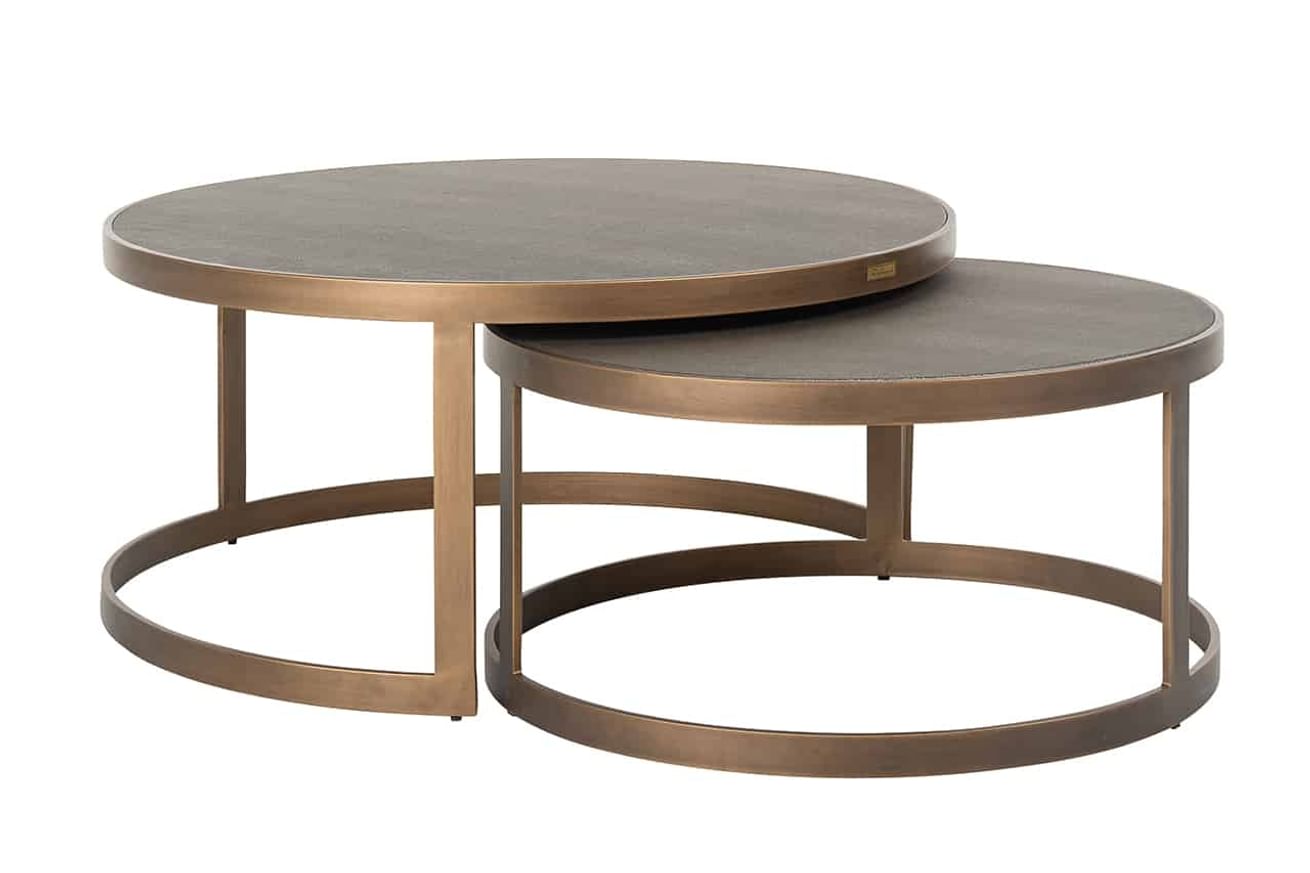 Couchtisch Bloomingville 2er-Set (Gold)