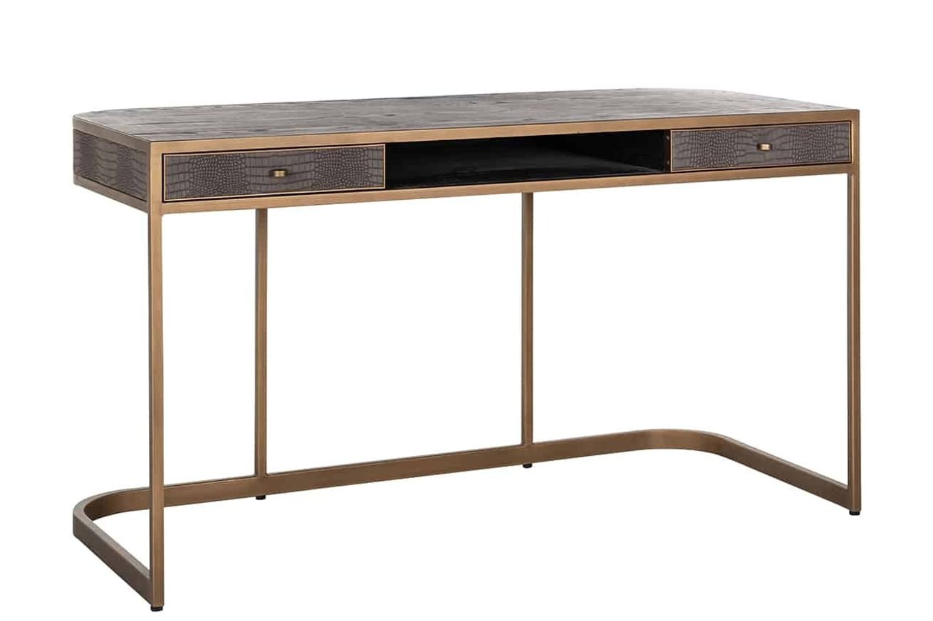 Bureau Classio 2-laden  (Brushed Gold)