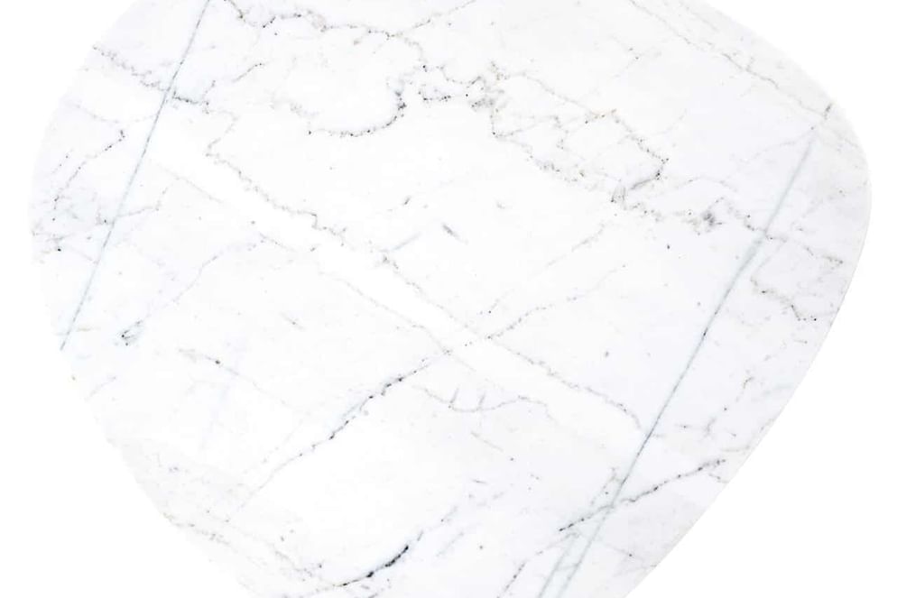 Bijzettafel Trocadero wit marmer