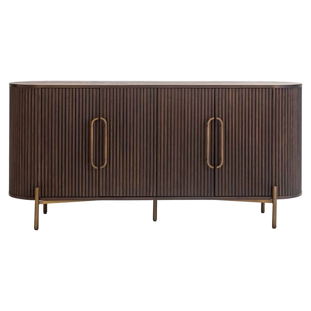 Sideboard Luxor 4-türig (Braun)