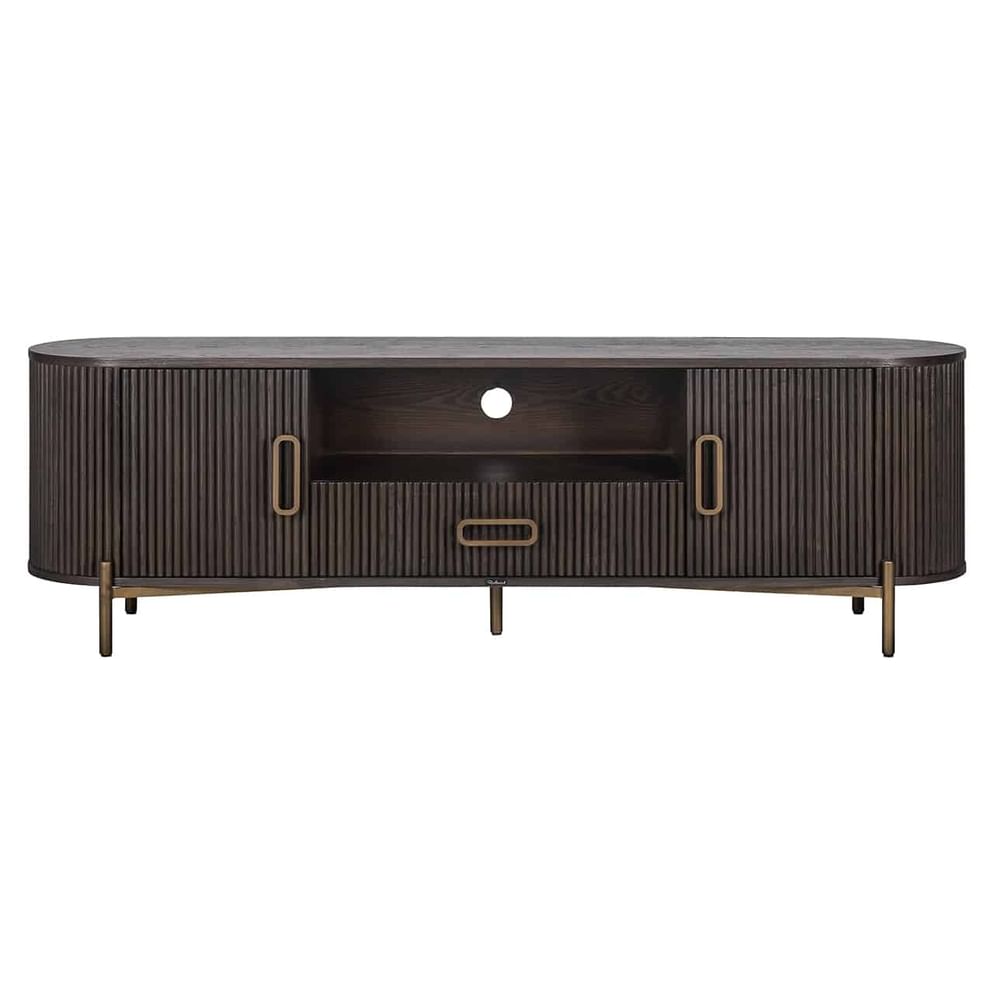 TV-Sideboard Luxor 2 Türen 1 Schublade (Braun)