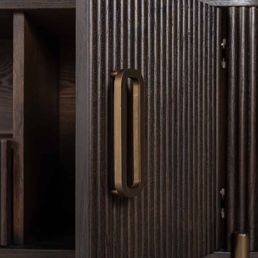 TV-Sideboard Luxor 2 Türen 1 Schublade (Braun)