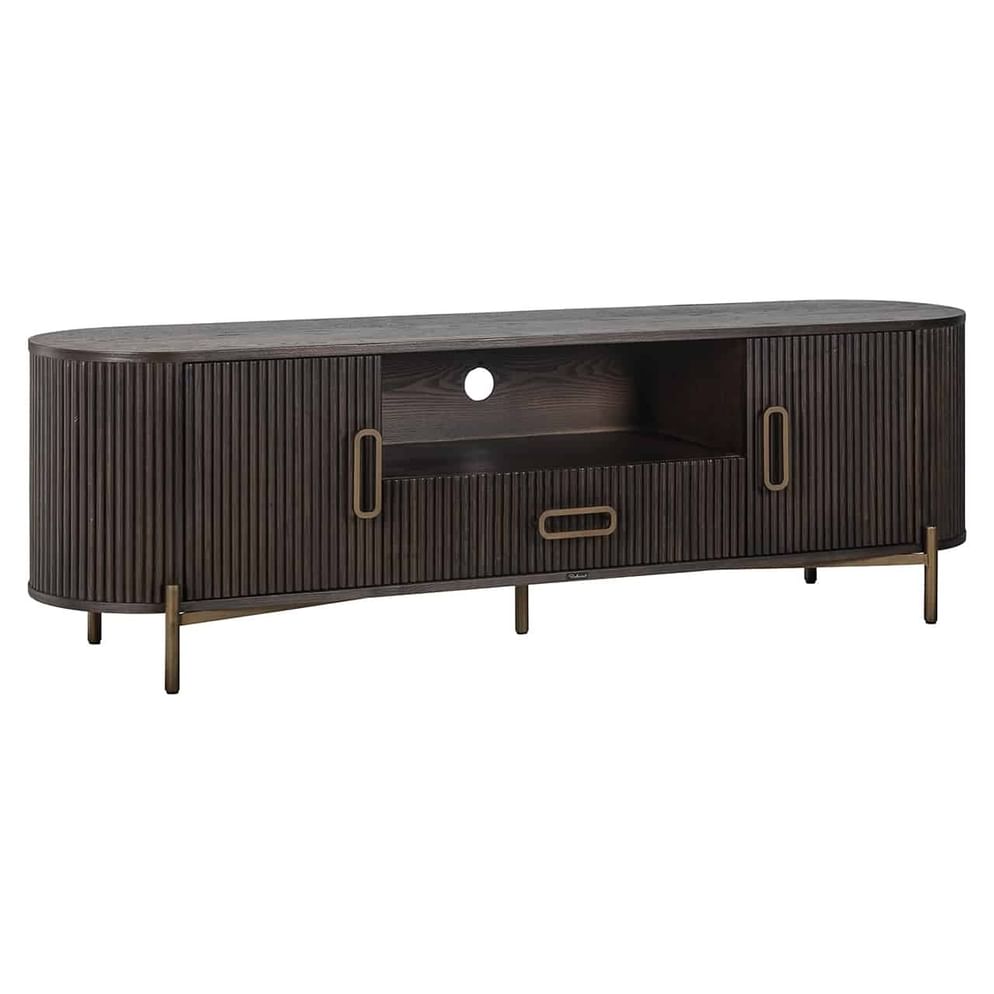 TV-Sideboard Luxor 2 Türen 1 Schublade (Braun)