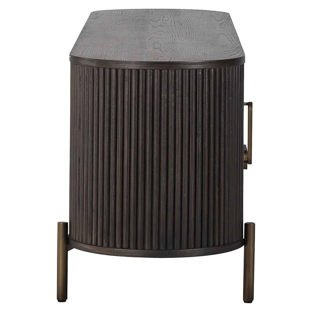 TV-Sideboard Luxor 2 Türen 1 Schublade (Braun)