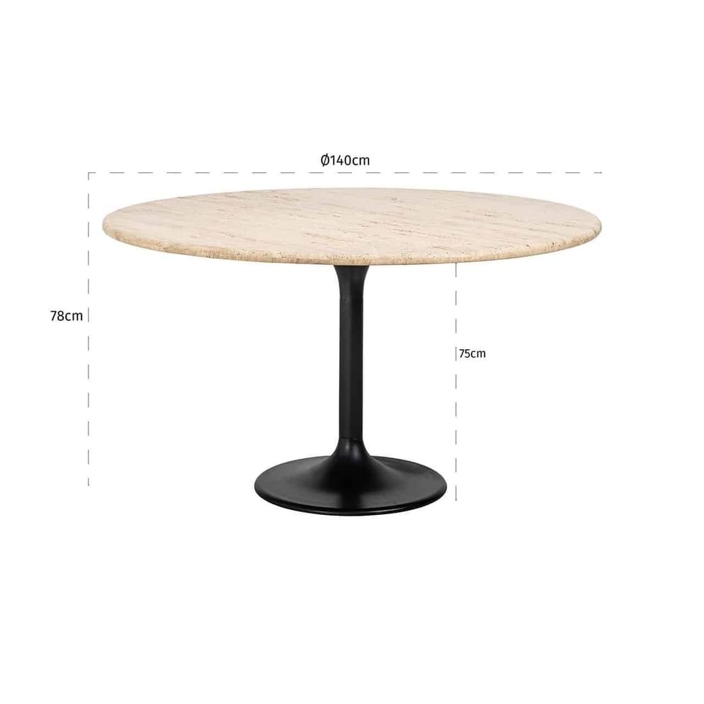 Eettafel Hampton 140Ã˜