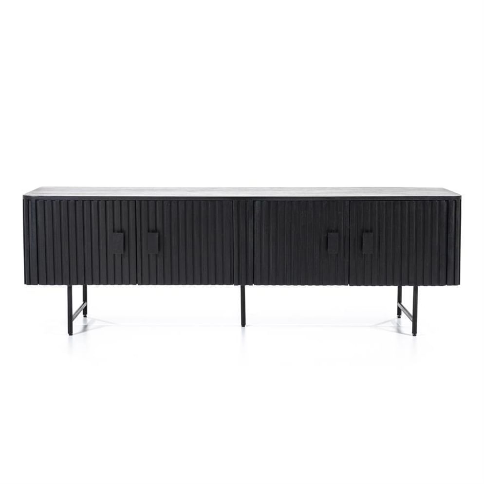 TV meubel Remi 4-drs. - zwart