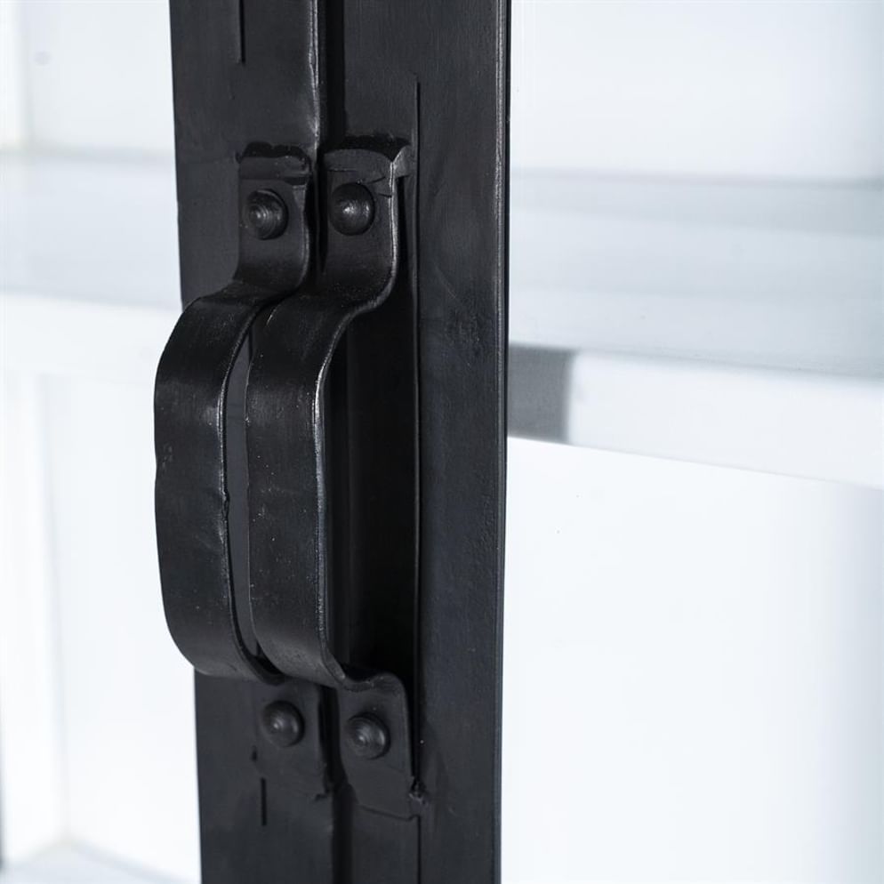 Schaukasten 3-türig - schwarz