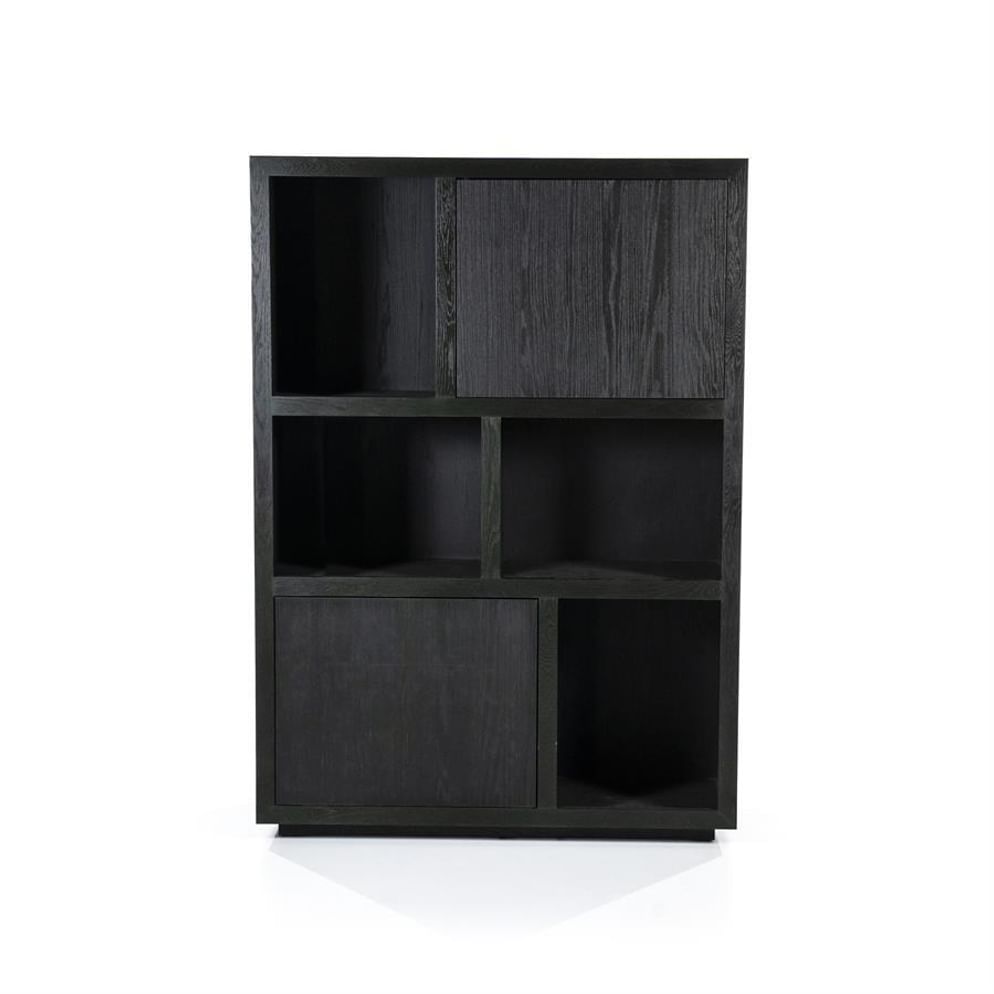 Kabinet Helsinki 120x170cm 2-türiger - schwarz