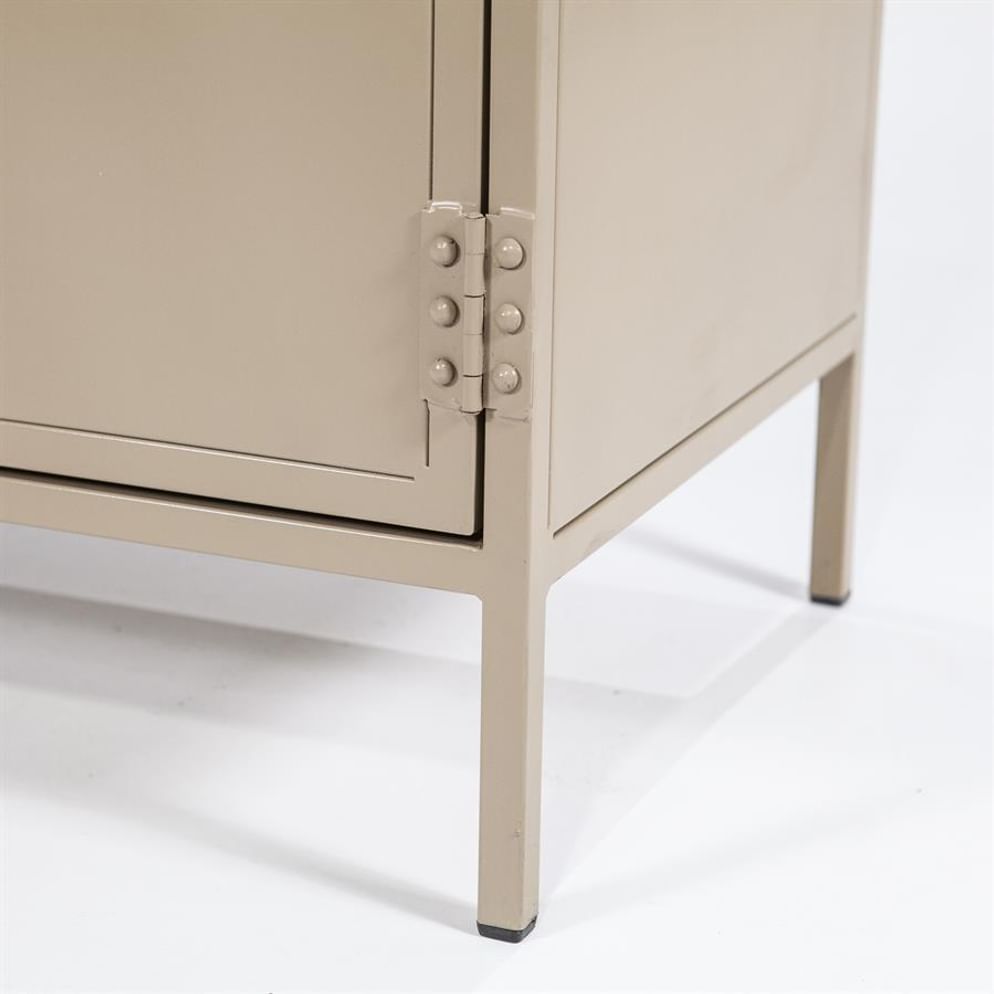 TV meubel Industrieel  3drs. 2 laden - zand