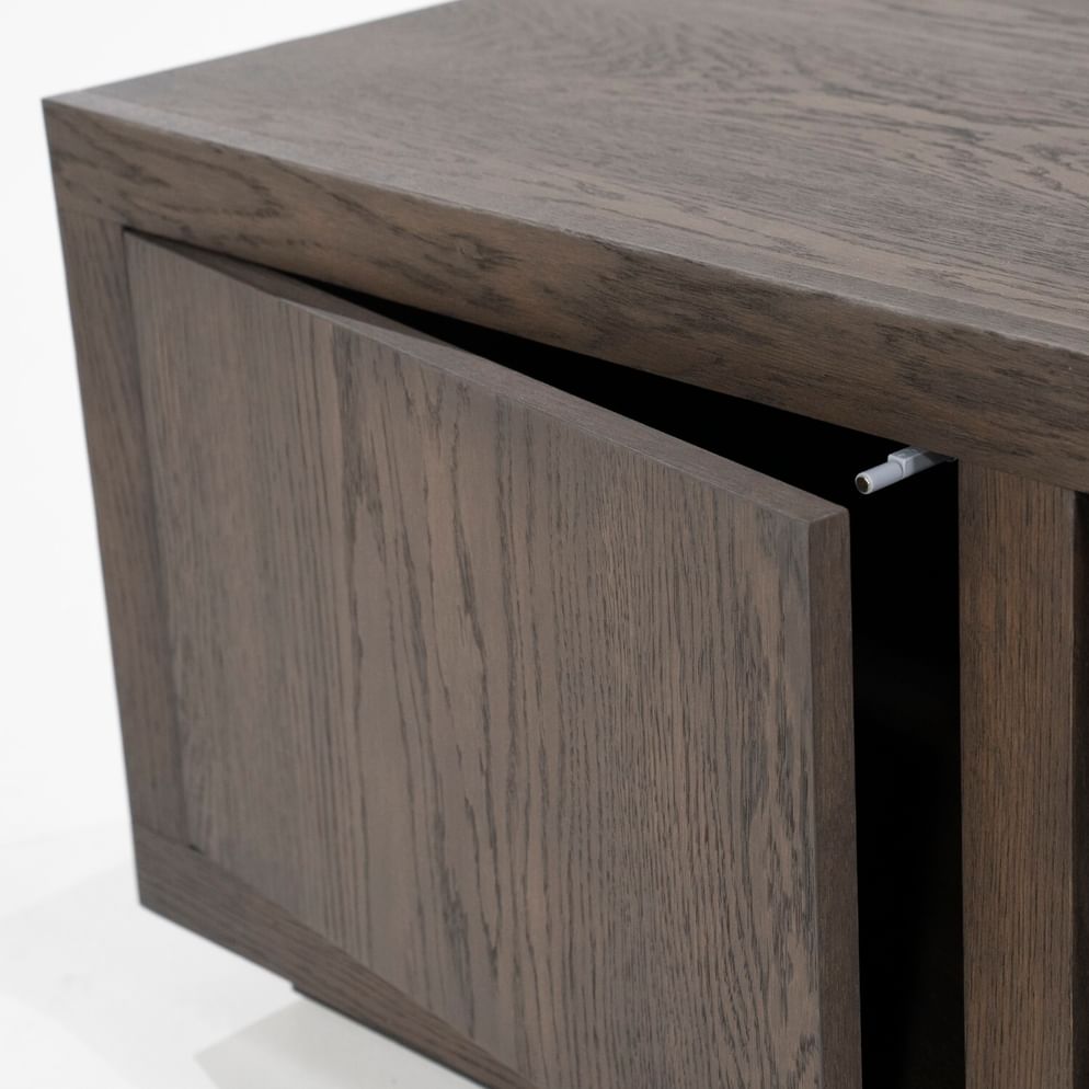 TV meubel Helsinki 160 cm 2-drs. - bruin