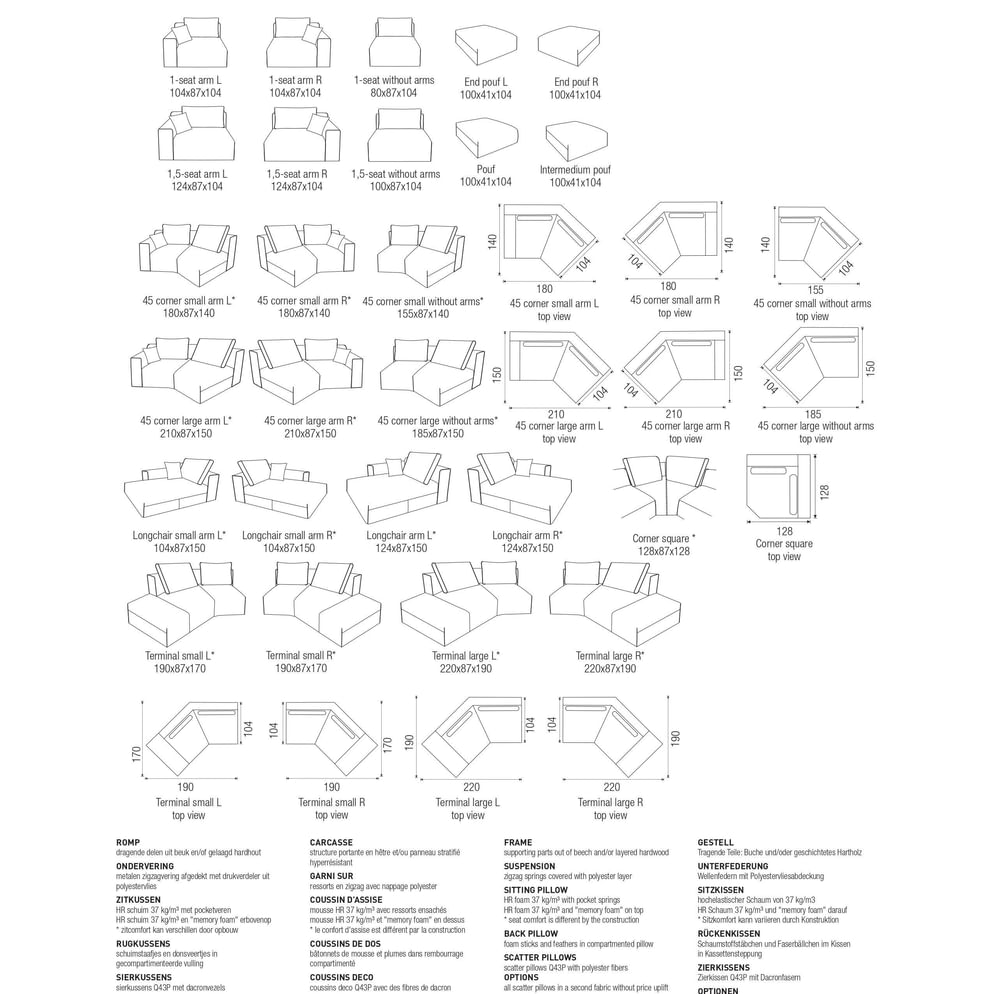 Cadiz Ecksofa - Passe Partout