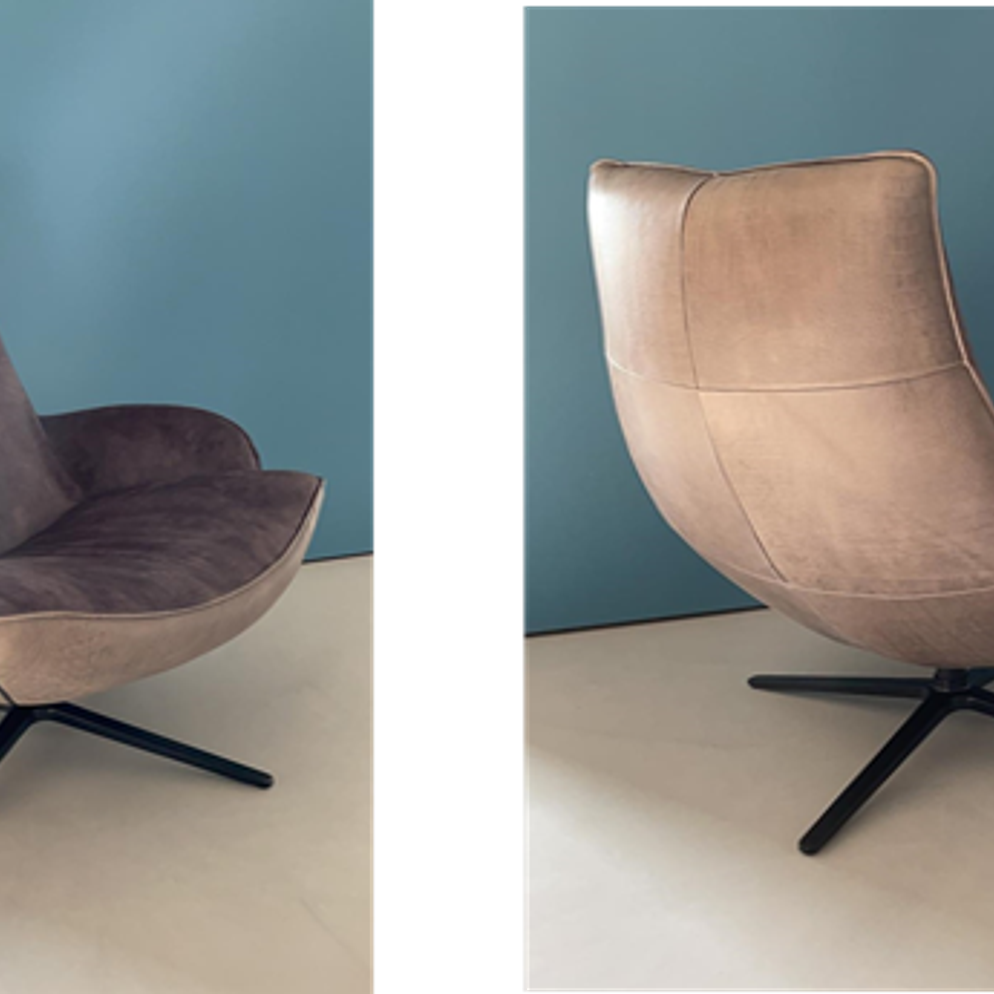 Chico Fauteuil (cross met arm) - HE Design