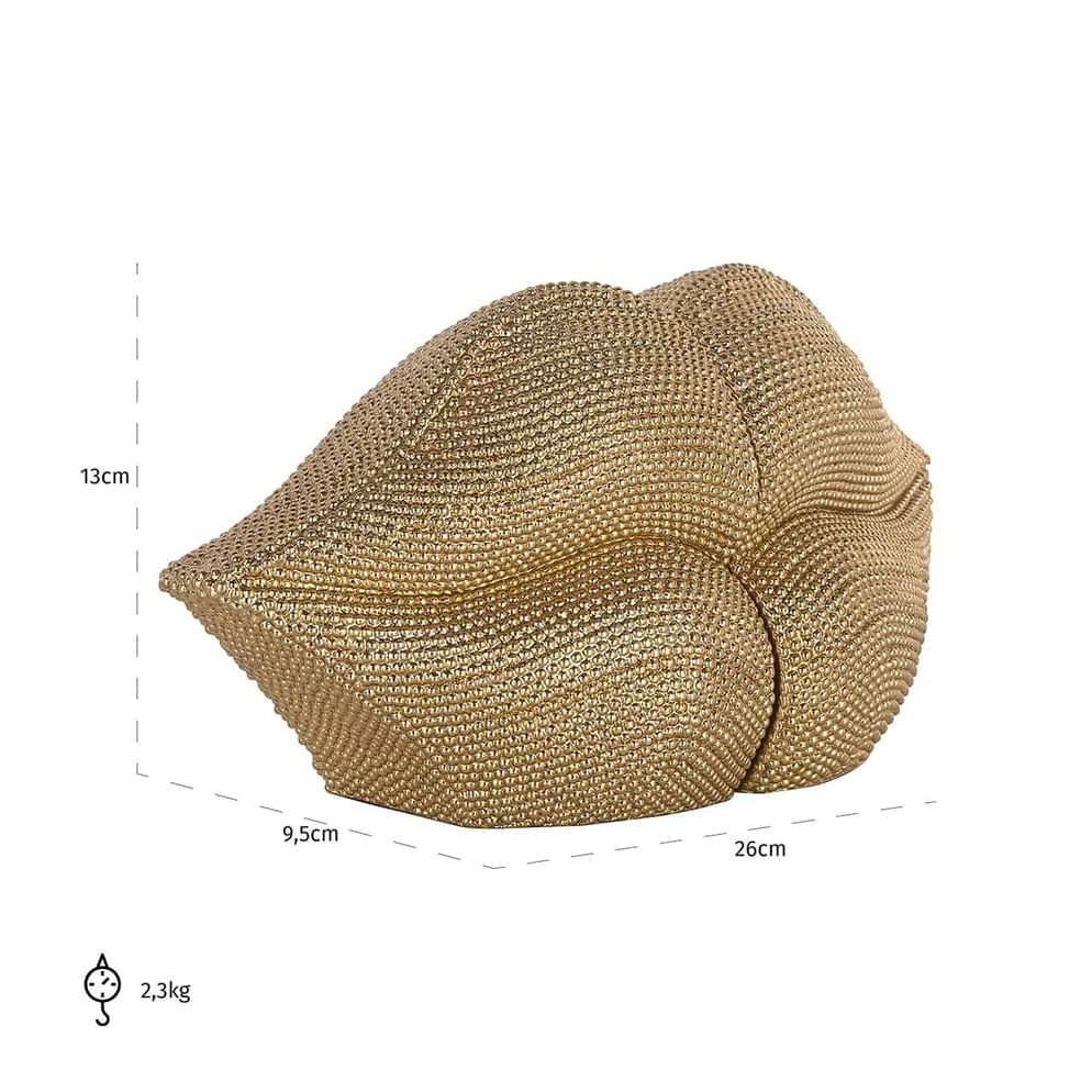 Buchständer Kiss gold (Gold)