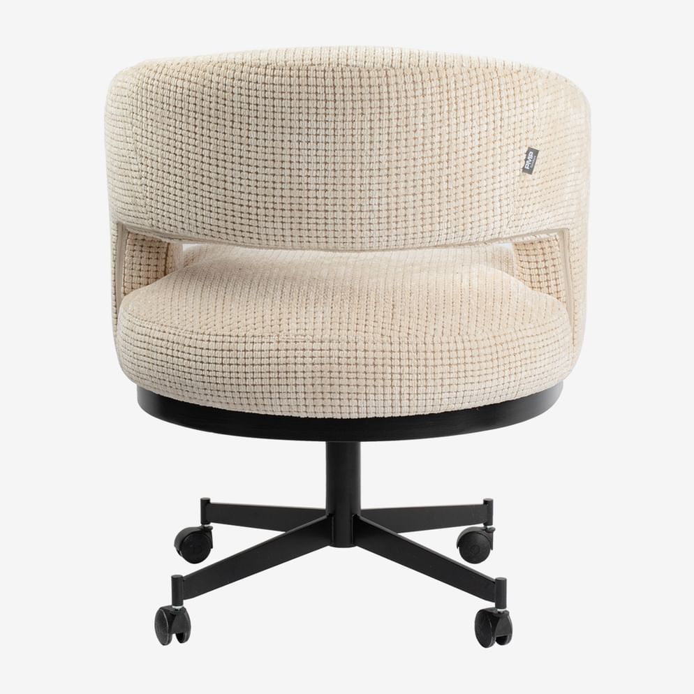 Salla - Esszimmerstuhl mit Drehteller und Rollen