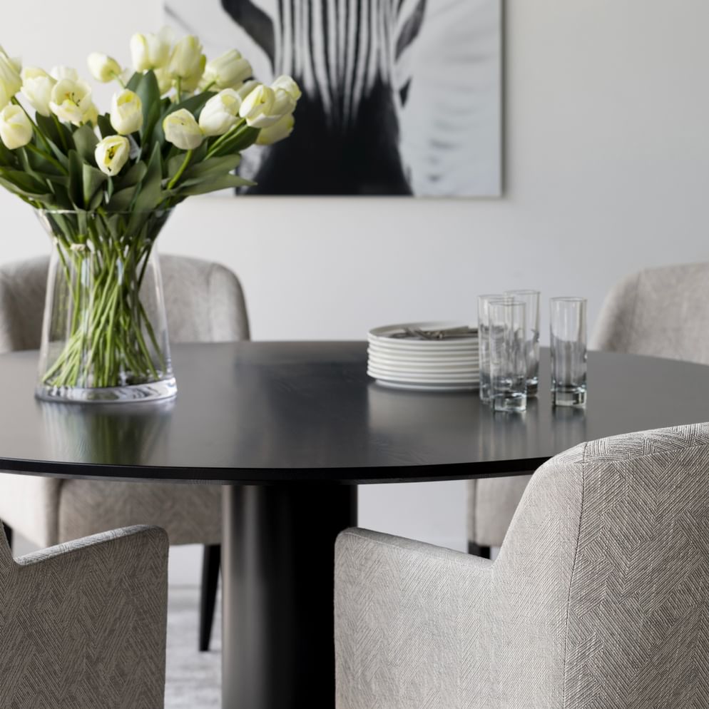 Buddha low dining table Rond (68cm)