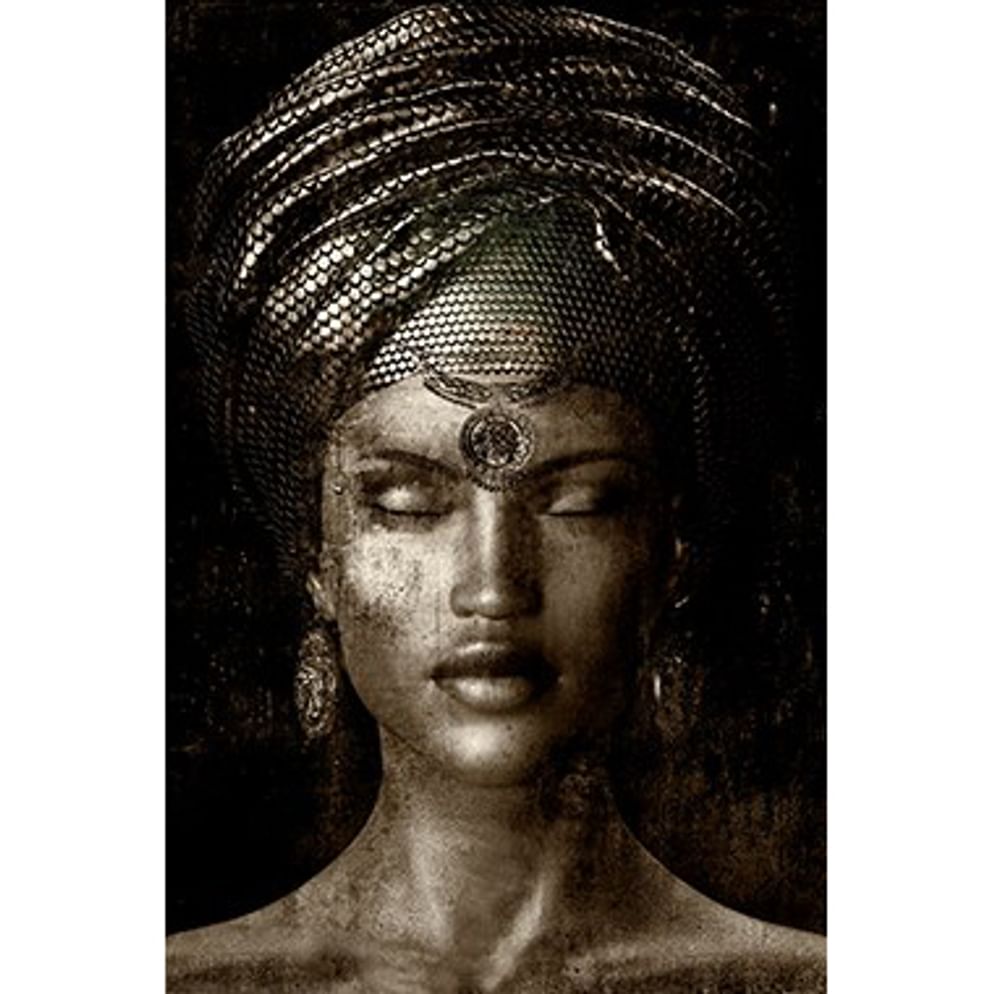 Cobra art - Glamour girl sepia