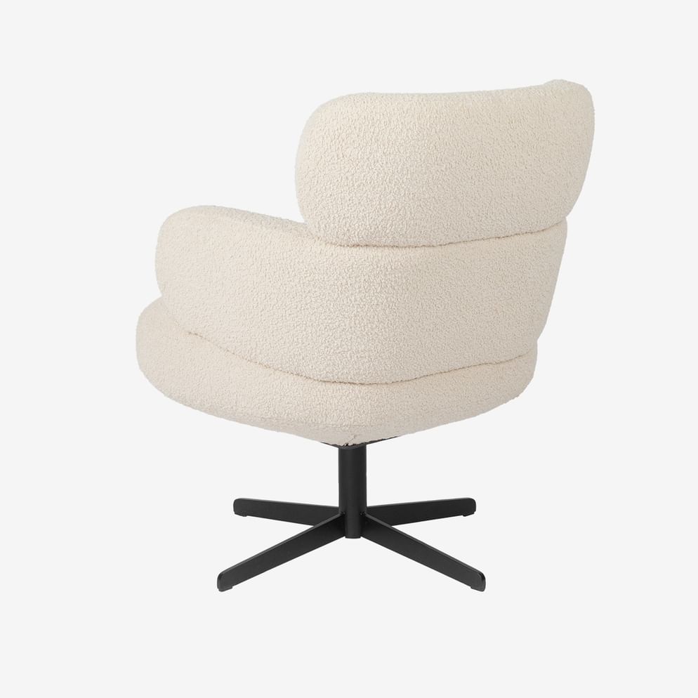 Lava - Draaivoet mat zwart