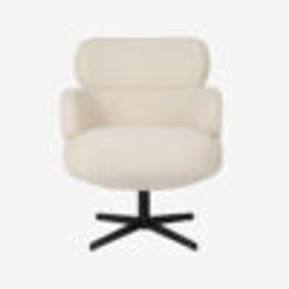 Lava - Draaivoet mat zwart