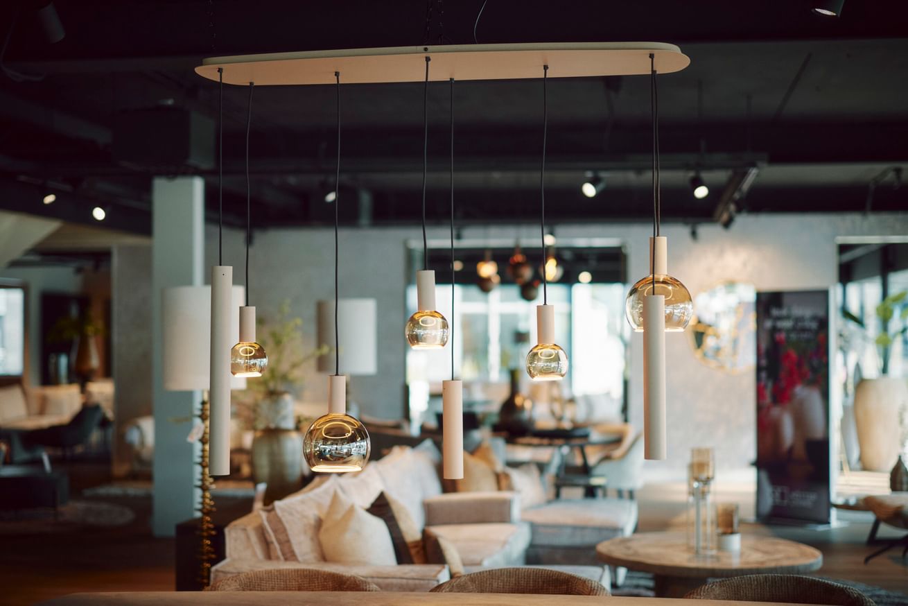 Riva hanglamp Deens ovaal 145 x 55 cm