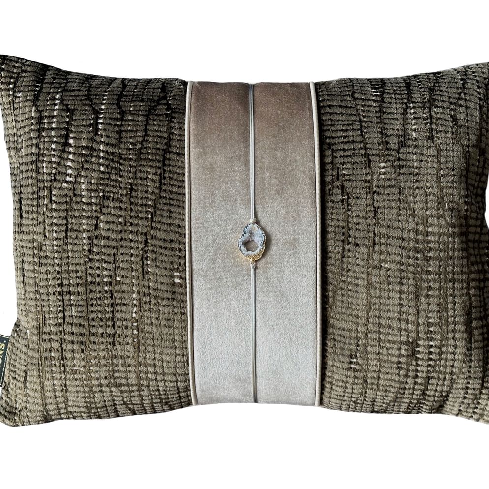 Kate stone sierkussen Brons interieur 45x30 cm