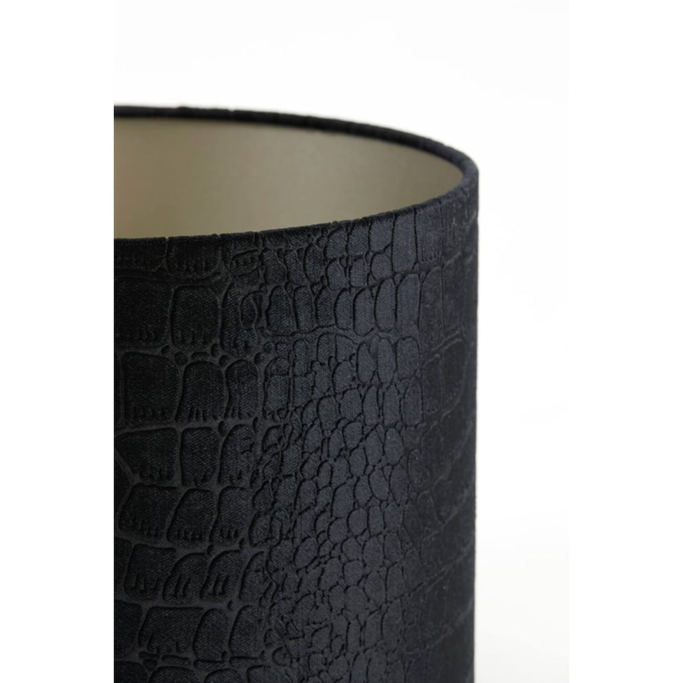 Kap cilinder 40x40x30 cm PRAYA zwart