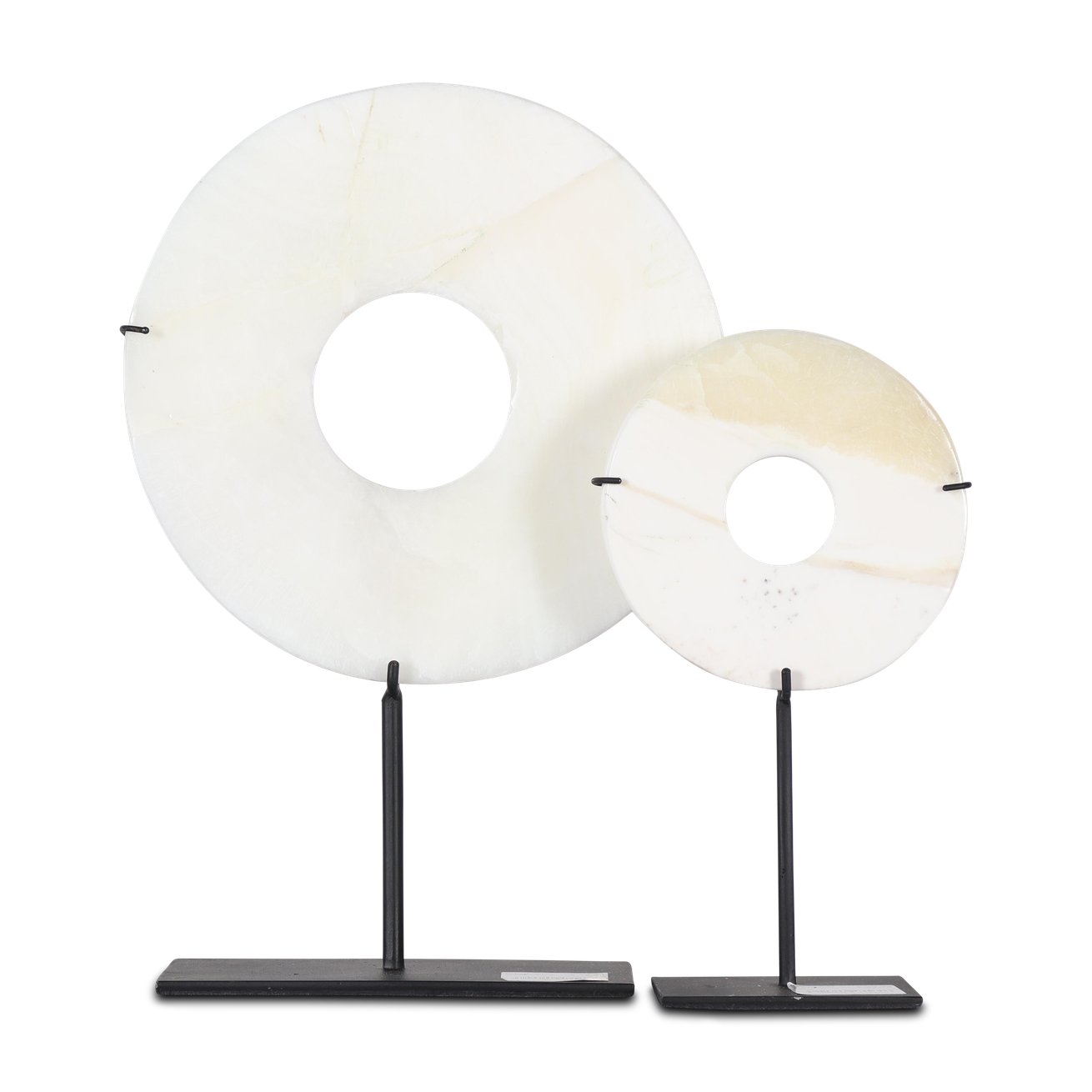 Rongi bone on stand white