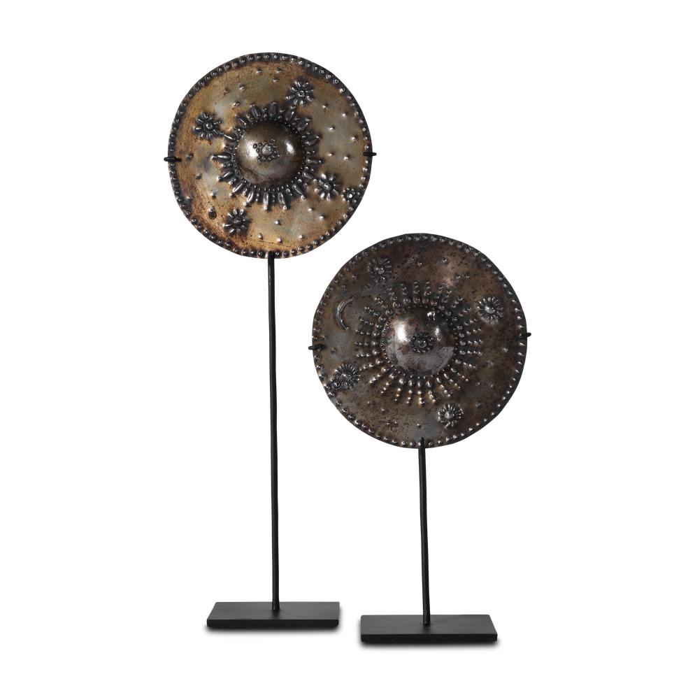 Timor moon metal on stand L