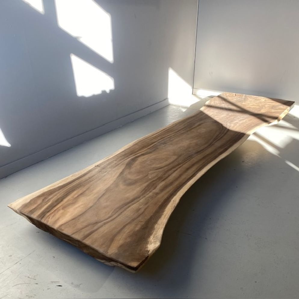 Suar blad 417x124x8 cm