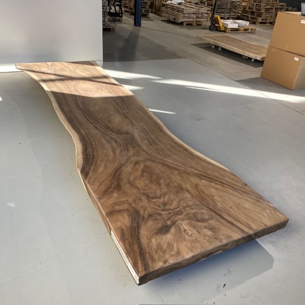 Suar blad 417x124x8 cm