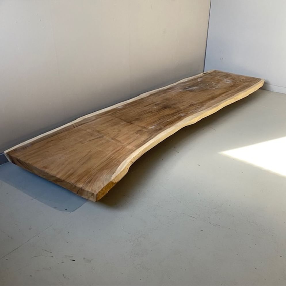 Suar Baumstammtisch 420x108/123x10 cm