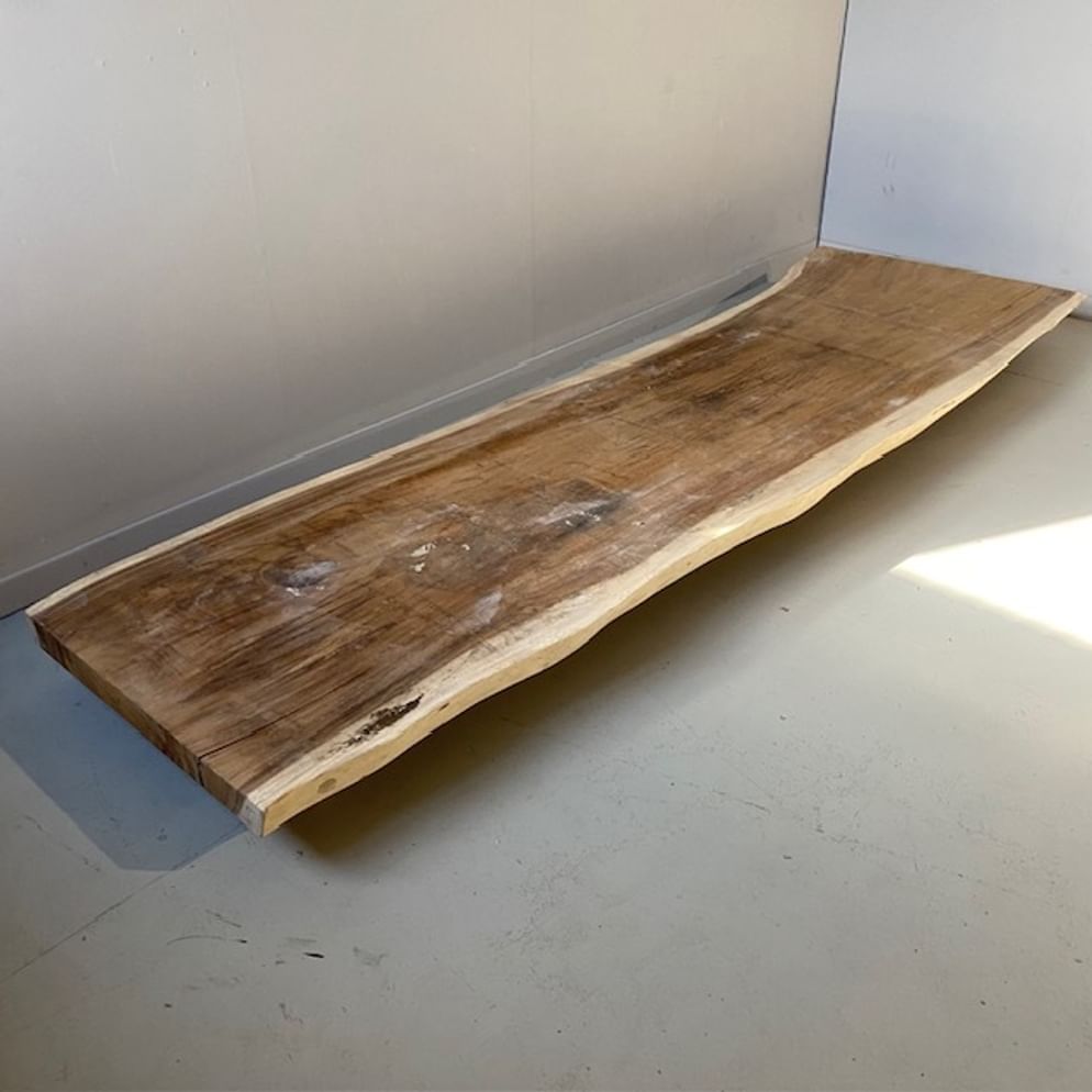Suar Baumstammtisch 420x108/123x10 cm