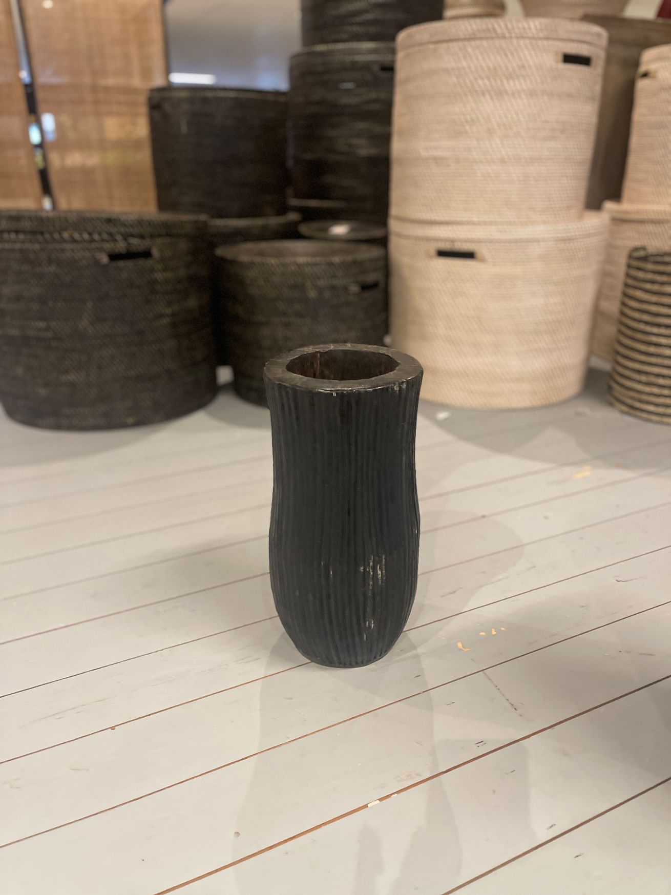 Bintuni pot palm kecil black